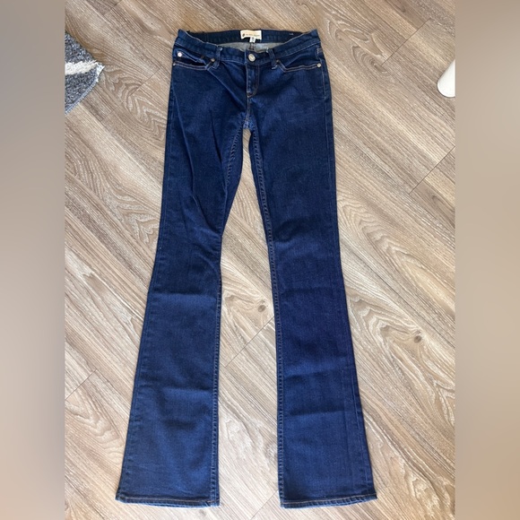Roxy Denim Low Rise Flare Jeans Tall Y2K sz 1 / 25 - Picture 1 of 9